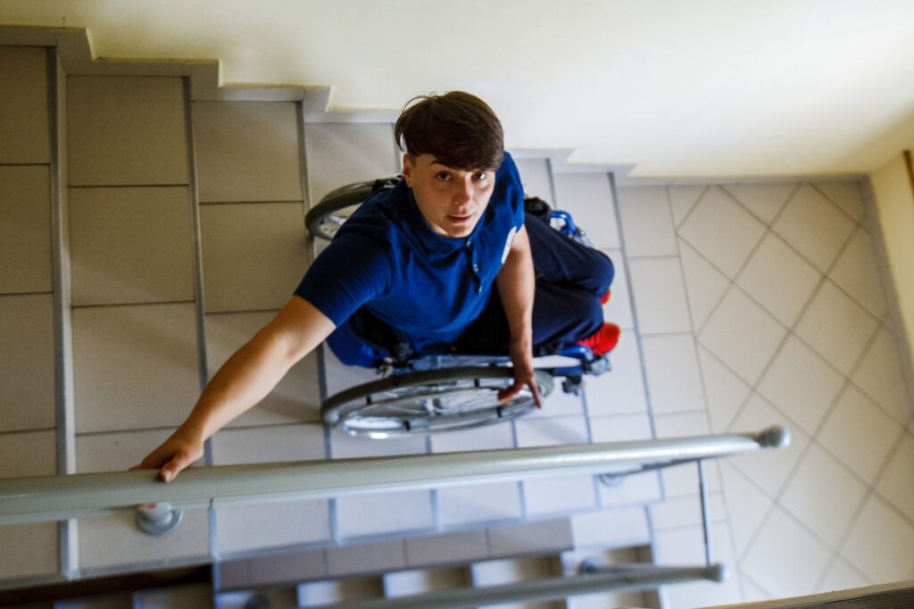 Treppenlift Einbausituation in Bochum