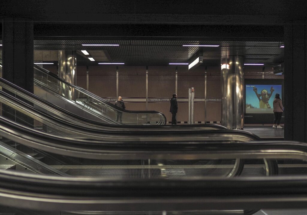 Treppenlift Einbausituation in Düsseldorf