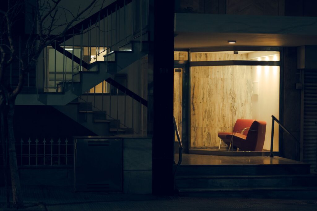 Treppenlift als Beispiel für eine mögliche Einbausituation in Bochum
