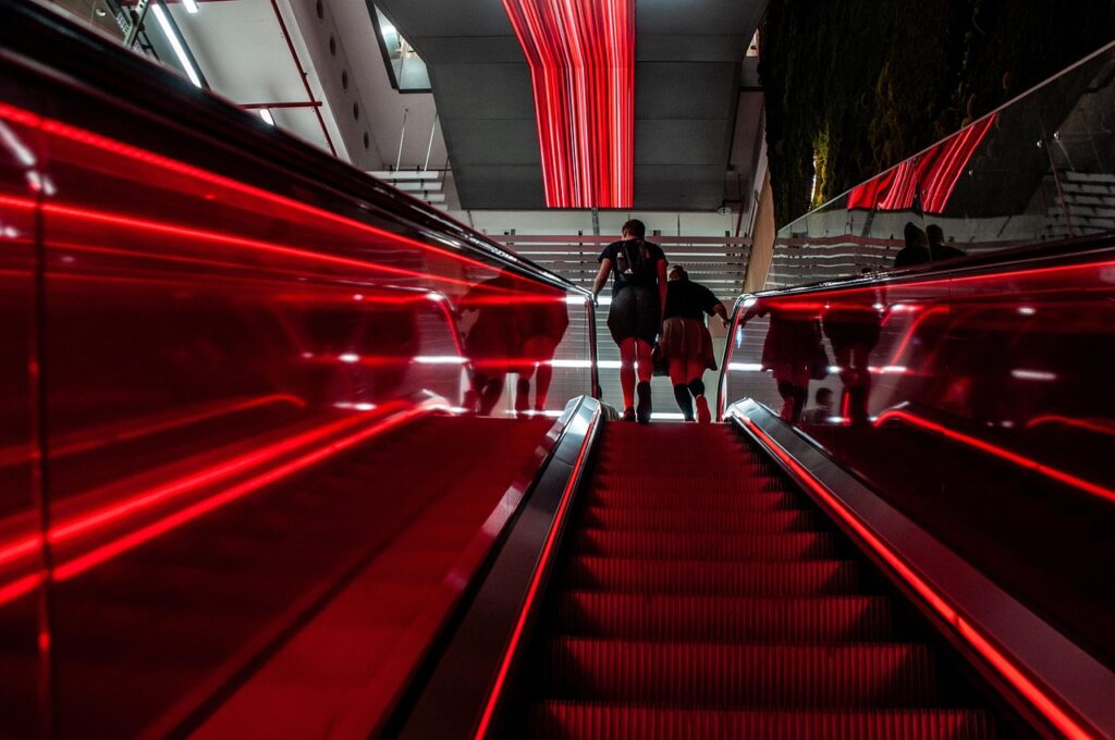 Treppenlift als Beispiel für eine mögliche Einbausituation in Duisburg