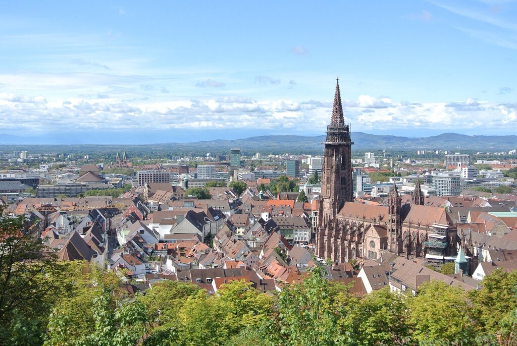 Treppenlift Einbausituation in Freiburg im Breisgau