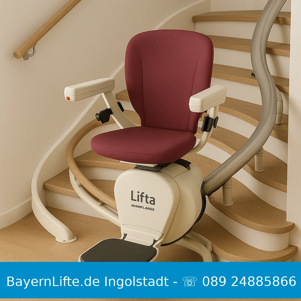 Treppenlift Ingolstadt Preiswert, schnell & sicher vom